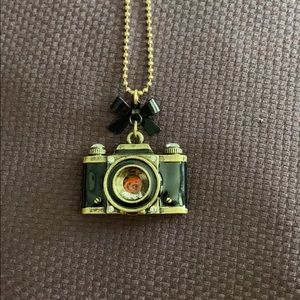 Betsey Johnson camera necklace